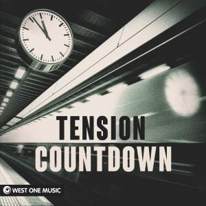 Tension Countdown album cover with clocks and train track